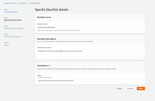 步骤2指定详细信息