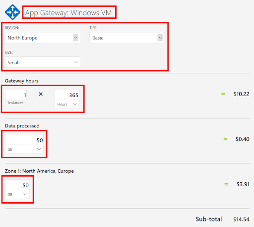 azure应用网关windows vm
